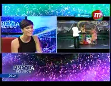 La bailarina que reemplaza a Paula en La Previa del Show hablando del clásico con Pedro - 21 de Mayo
