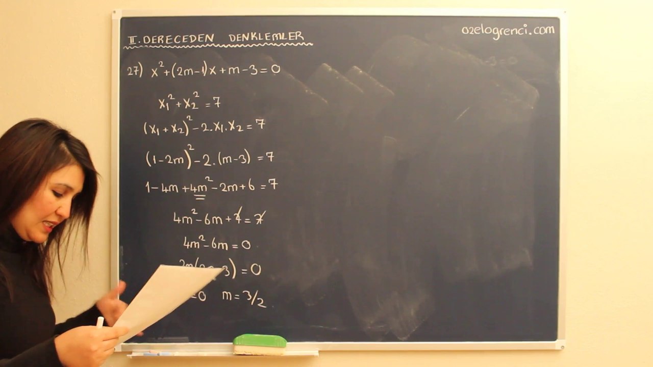 2.Dereceden Denklemler 6-ozelogrenci.com