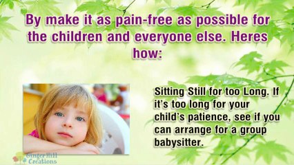 Taking Your Toddlers to a Wedding or Another Formal Event