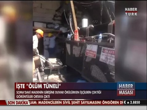 İşte o ölüm tüneli (Soma Kömür Madeni İçi)