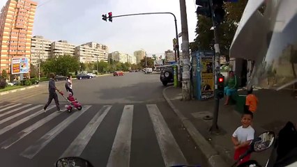 Biker playing with kids! So cute...