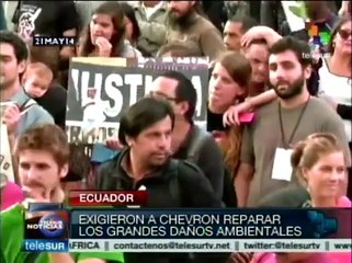 El Día Anti-Chevron también se vivió en Quito
