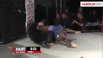 Kafes Dövüşünde Hakemden Müthiş Teknik