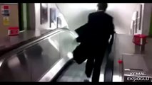 Sarhoş Adamın Yürüyen Merdiven İle İmtihanı