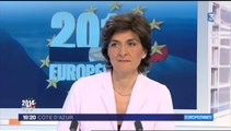 Sylvie Goulard, invitée du 19-20 sur France3 Côte d'Azur - 160514