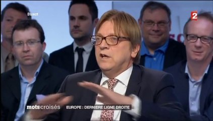 Guy Verhofstadt, invité de Mots Croisés sur France2 - 190514