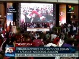 Celebra Venezuela siete años de nacionalización de CANTV