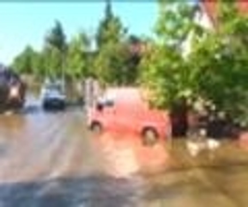 Anadolu Ajansı, selin vurduğu Obrenovats'te