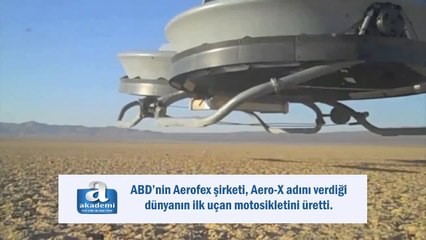 Uçan motosiklet üretildi. | www.AkademiDergisi.com