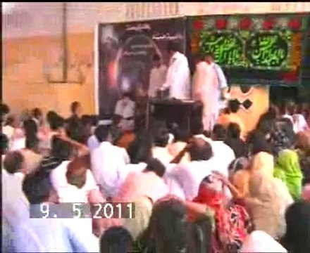 Zakir malik mukhtar Hussain yadgar majlis 9 may at Gojra