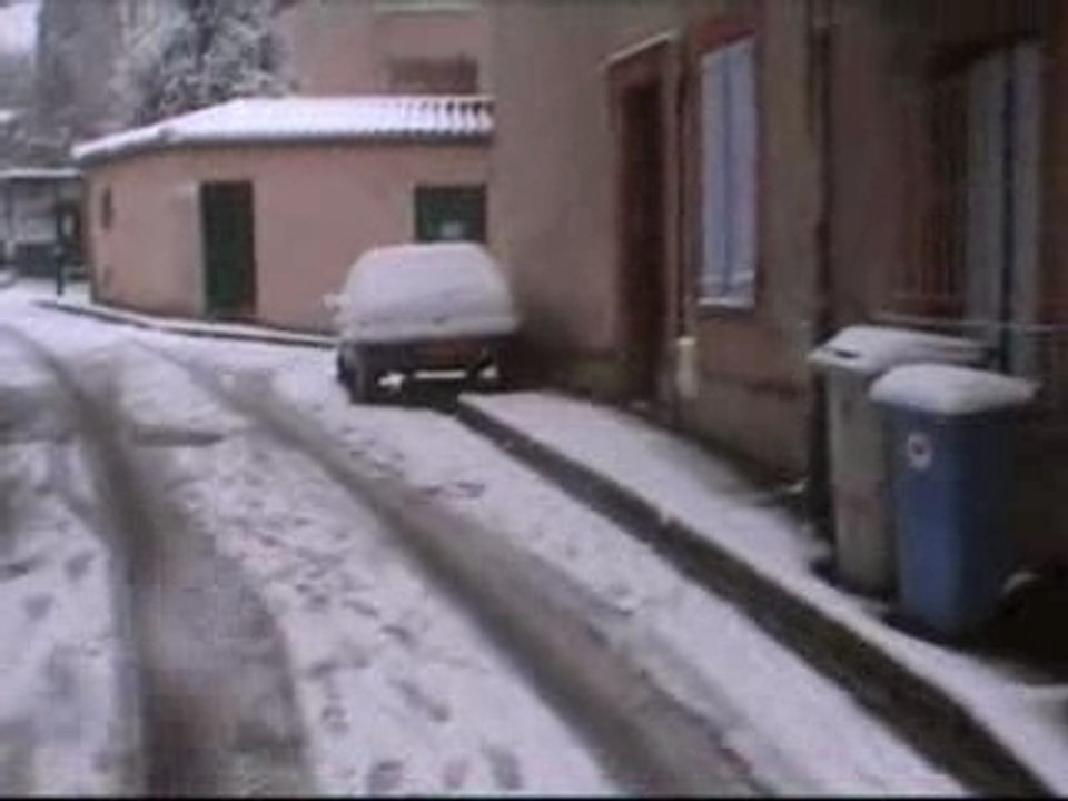 Neige à Toulouse fin janvier 2006