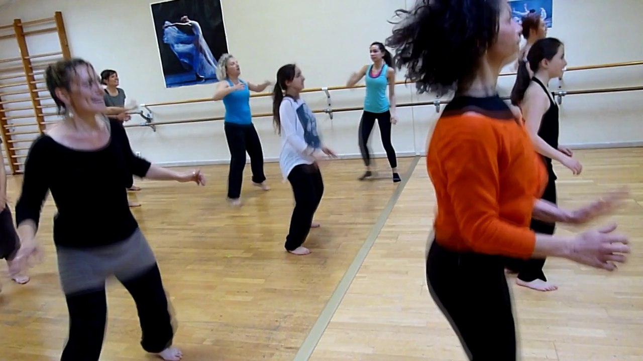 Stage de danse contemporaine africaine, mars 2014 à Fonsorbe