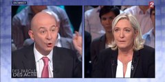 Passe d'armes entre Marine Le Pen et François Lenglet
