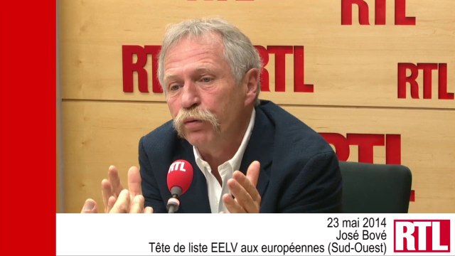 VIDÉO - Européennes : Les eurosceptiques nous traitent d'eurobéats dit José Bové