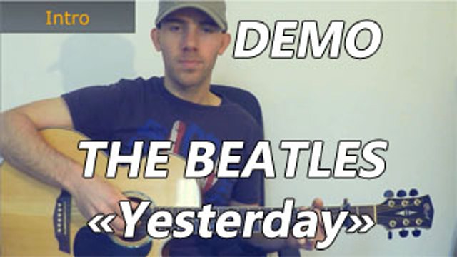 The Beatles - Yesterday - DEMO acoustique