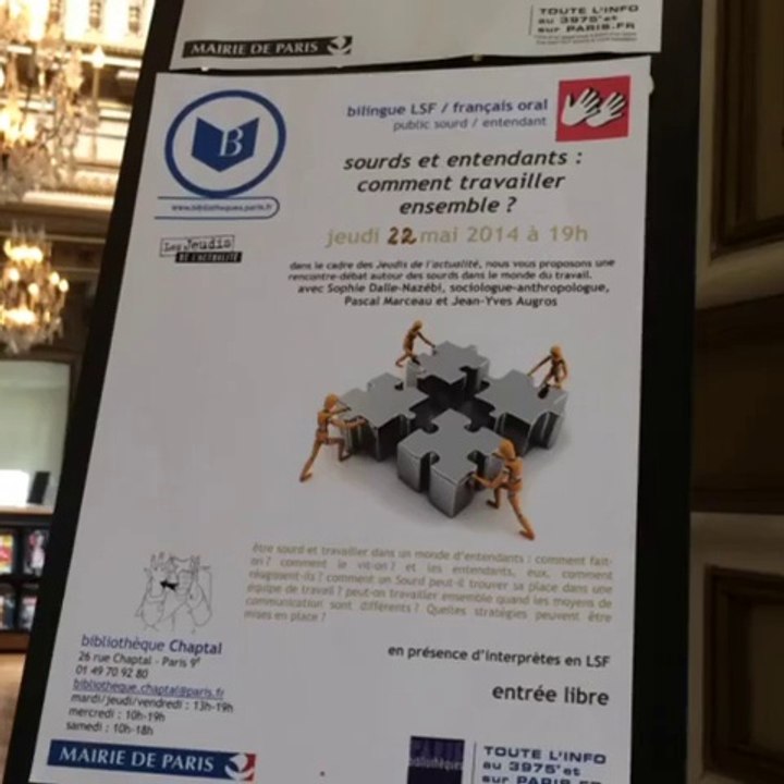 [ 22/05/2014 Conférence à Chaptal : le chemin pour y arriver...]