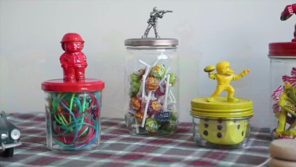 Des bocaux rigolos pour ranger ses trésors