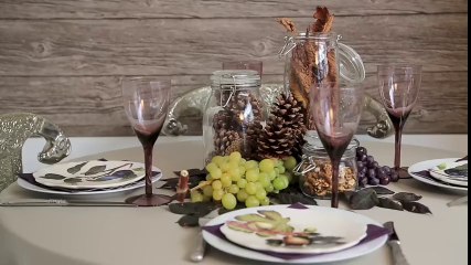 Un décor de table esprit nature morte