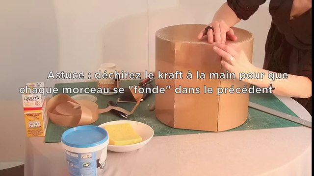 Finitions pour mobilier en carton en 4 leçons
