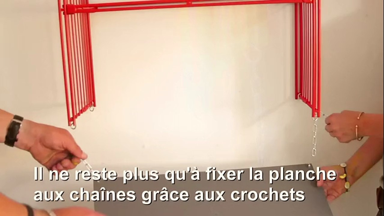 Vidéo : réaliser une étagère "indus" pour un ado