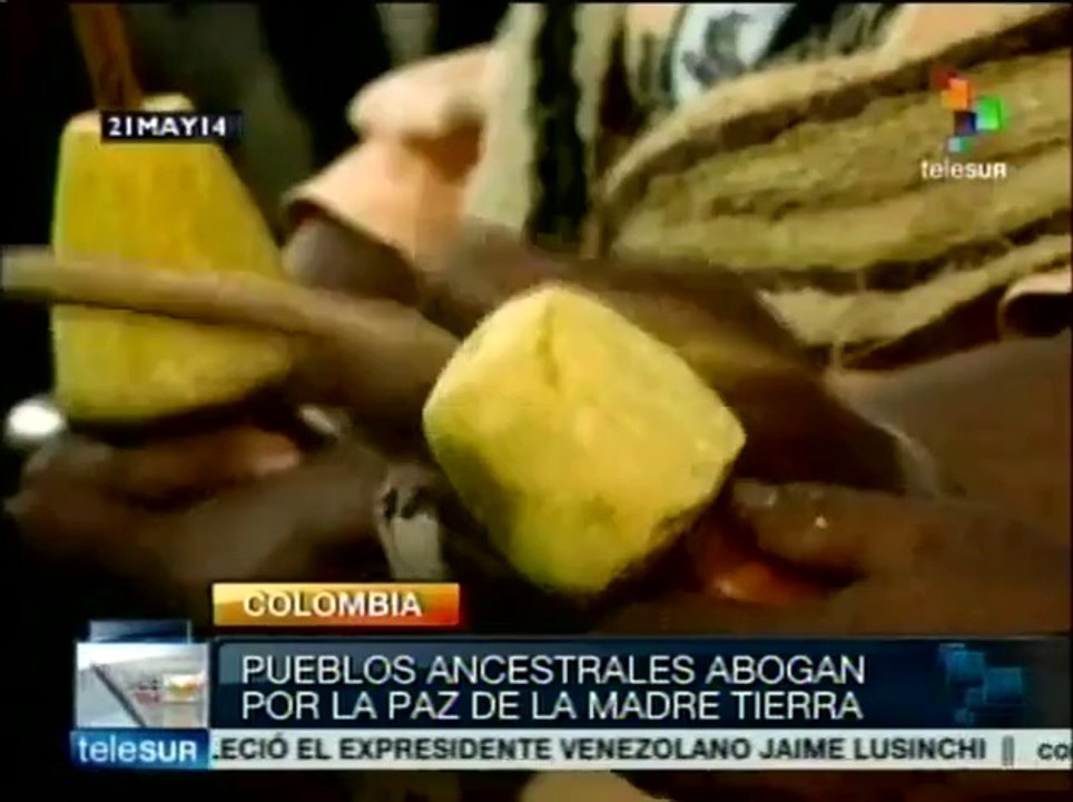 Los indígenas de Colombia hacen un llamado a la paz