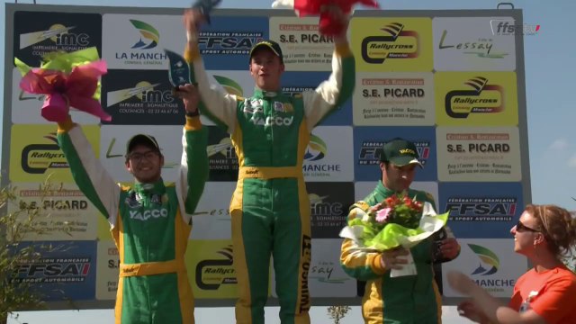 Enzo Libner premier vainqueur en Twingo R1 Rallycross