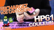 Comment recharger une cartouche jet d'encre HP 61 couleur