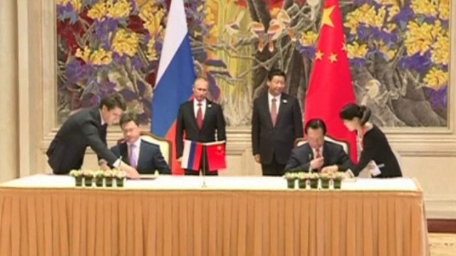 Russian and Chinese joint military drills in East China Sea