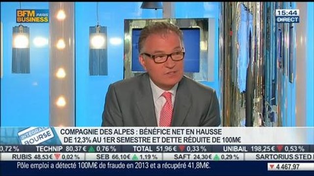 Amélioration de la rentabilité de la compagnie des Alpes: Dominique Marcel, dans Intégrale Bourse 22/05