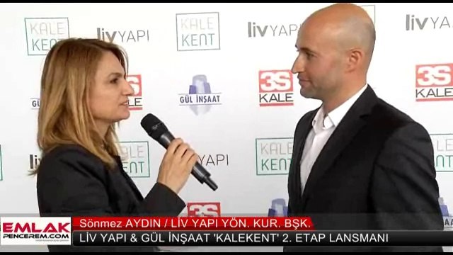 Sönmez Aydın Liv Yapı Kalekent 2.Etap projesi lansmanı Hatice Kolçak röportajı