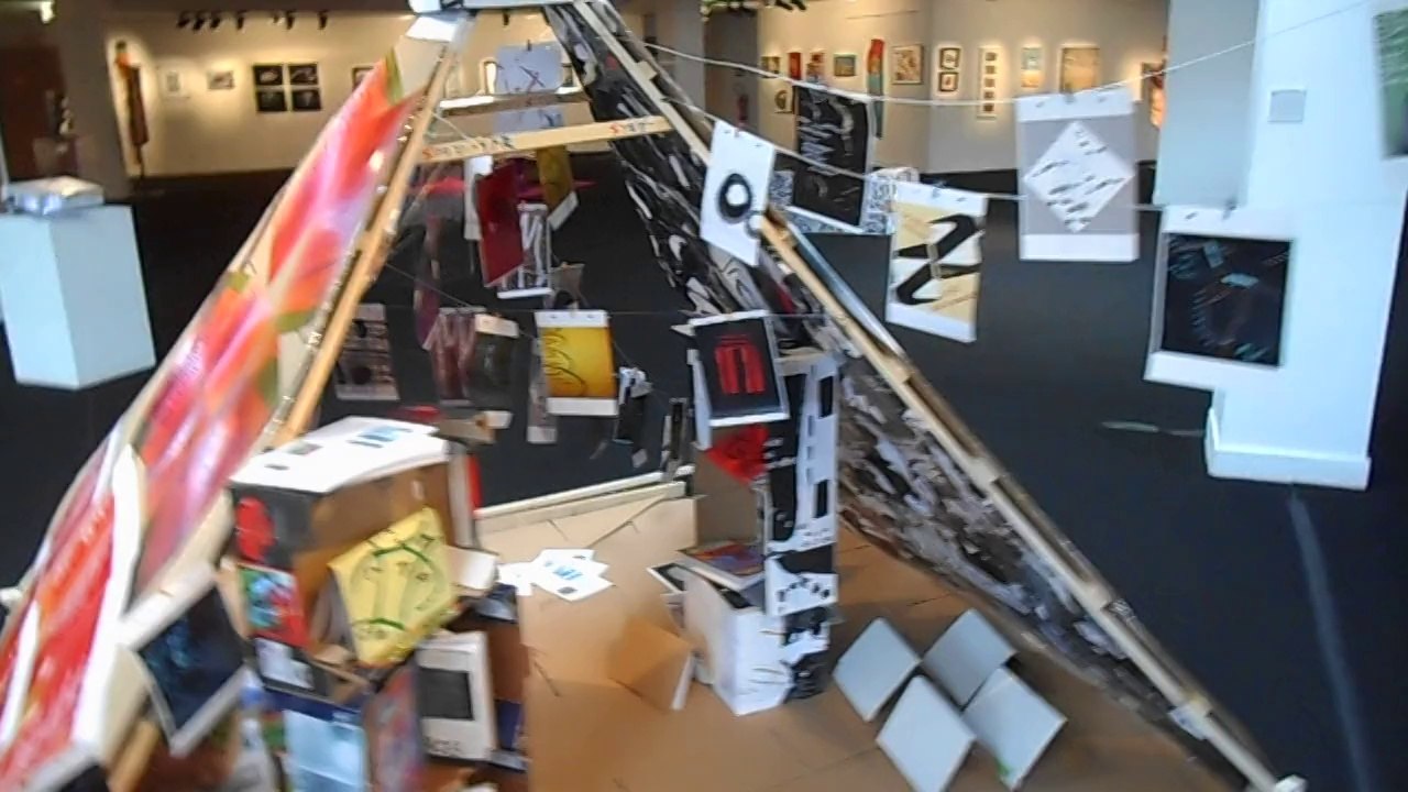 Los cARToneros project Le Carreau expo d'art  Cergy Pontoise 2014