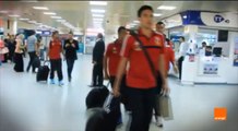 هذا ما قاله فريق الأهلي المصري لحظة وصوله إلى مطار تونس قرطاج