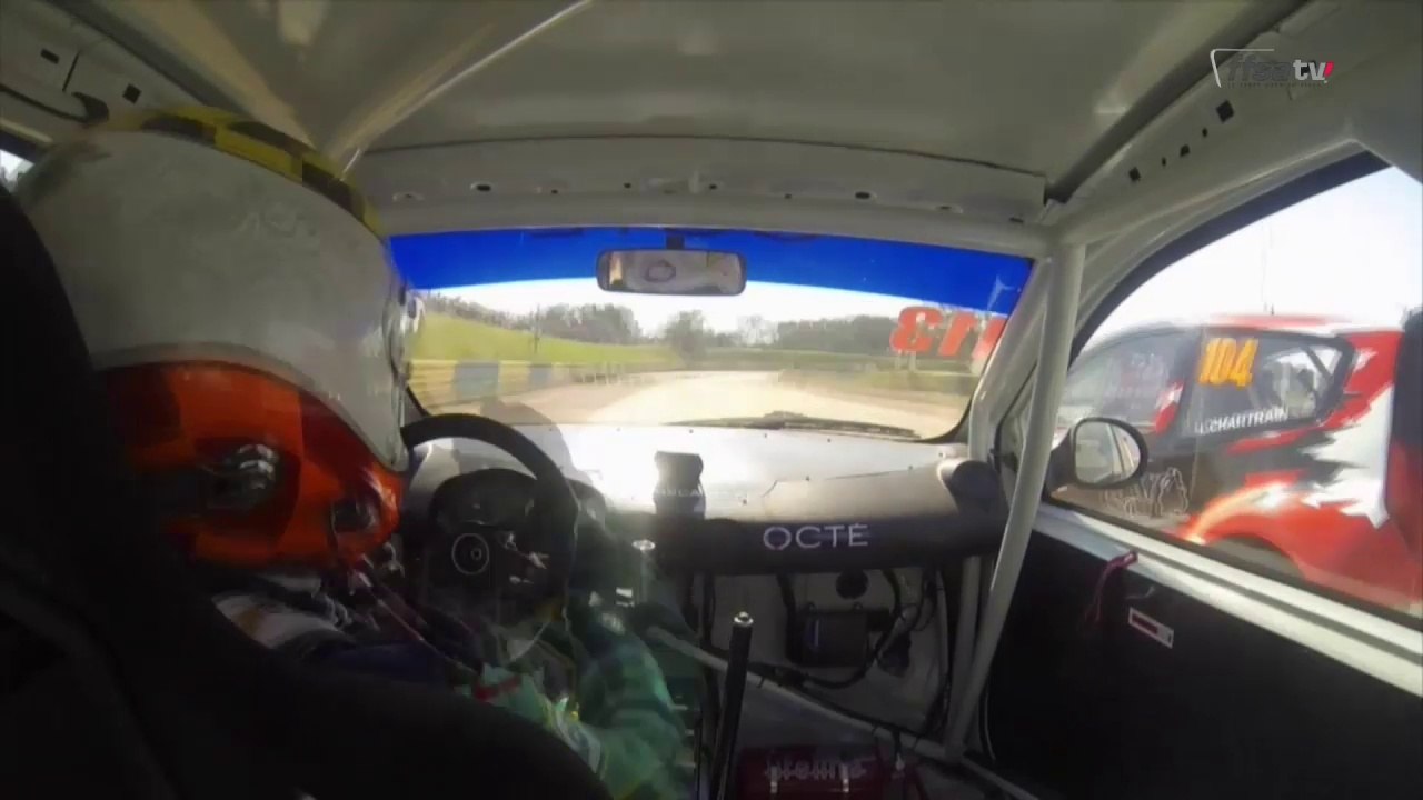 Le duel Cyril Raymond - Laurent Chartrain en Rallycross Super 1600