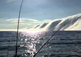 Huge Fog Bank Rolls Over Lake Michigan