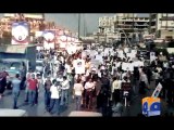 Journalists Protest in Karachi Against Geo Shutdown- -22 May 2014