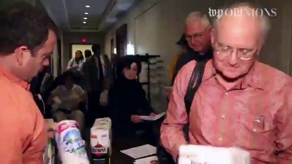 &apos;Brawny Man&apos; talks to Sen. Harry Reid