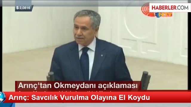 Arınç: Savcılık Vurulma Olayına El Koydu