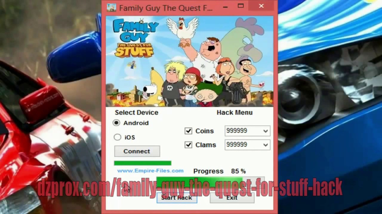 Family Guy The Quest For Stuff Cheats and Hack Tools For iOS + Android 2014