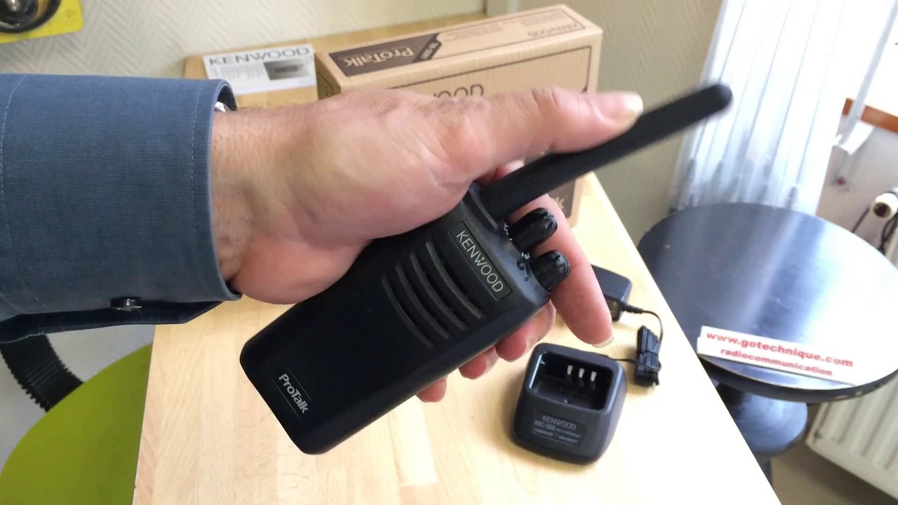 TK3501 KENWOOD Talkie Walkie PMR446 UHF Presentation Go Technique