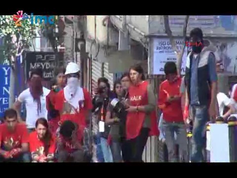 Okmeydanı'nda polis müdahalesi devam ediyor