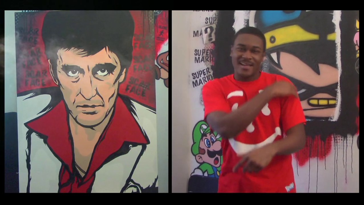 SCARFACE RAP AND PAINTING