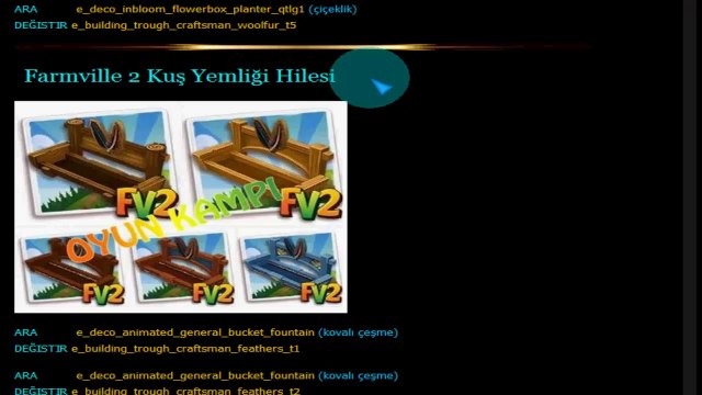Farmville 2 Kuş Yemliği Alma Hilesi