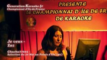 Chacha77602  - Soirée de sélections du championnat d'île-de-France 2014 de karaoké au Palais d'été (Ris Orangis, 93) - Interprétation de Chacha77602