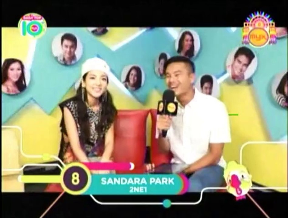 140516 Sandara Park - MYX Daily Top 10