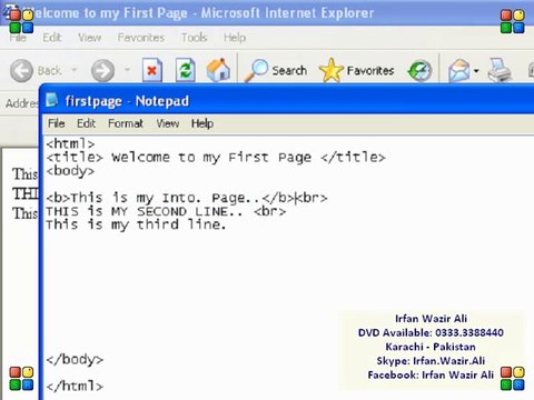 Learn free html web design course in urdu and hidni by it-hungama Part 2