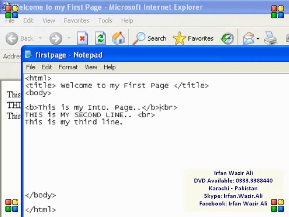 Learn free html web design course in urdu and hidni by it-hungama Part 2