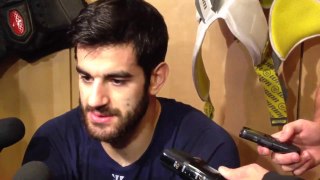 Max Pacioretty after the Habs morning skate at Madison Square Garden