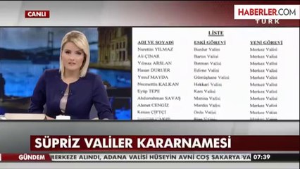 Valiler Kararnamesi Yayımlandı: 31 İli Kapsayan Görev Değişikliği Yapıldı