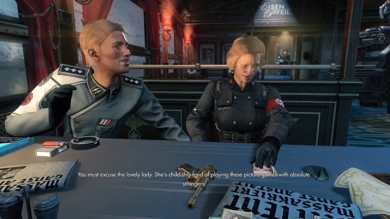 Wolfenstein: The New Order Gameplay/Walkthrough - Part 5 - TRAIN SEX! [HD]