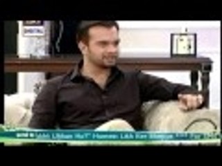 Actor Imran Aslam telling how he came into showbiz and chose acting
